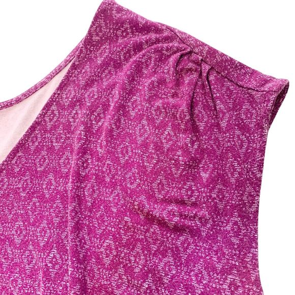 Old Navy Womens Plus Size 2X Purple Sleeveless Jersey Dress - Picture 7 of 11